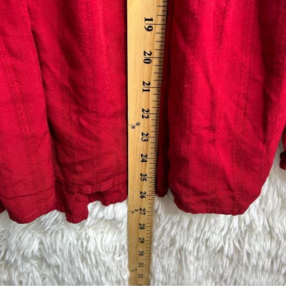 Knox Rose Long Sleeve Embroidered Blouse size M. - Picture 9 of 9